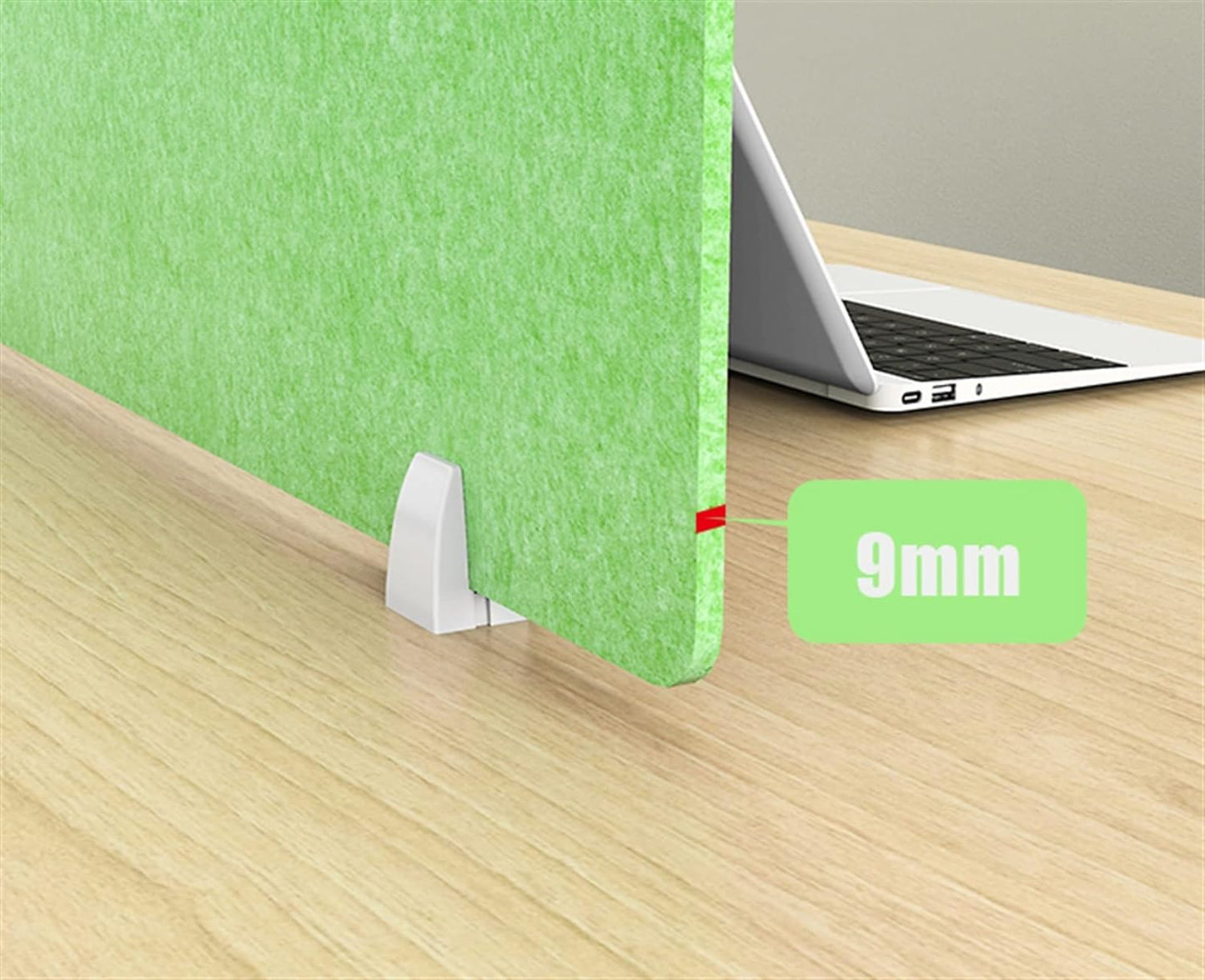 Icegrey Acoustic Desk Divider Privacy Panel Removable Sound Absorbing Desk Partition Board with 2 Clips for Student Call Centers Offices Braries Classrooms Library, Purple Blue, 31.2x11.7"