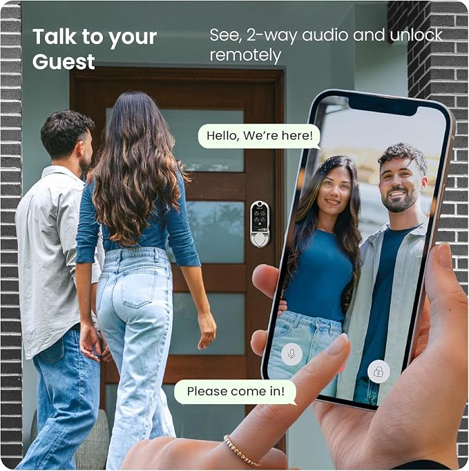 Lockly Vision Smart Lock, HD Video Doorbell Smart Locks - Image 4