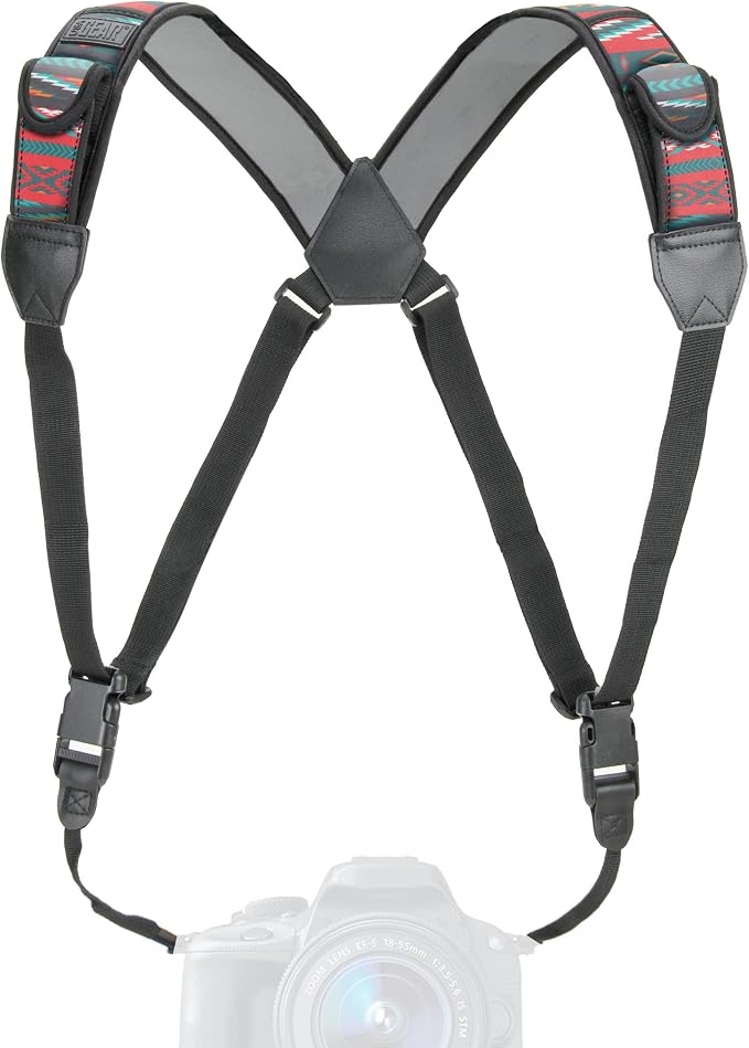 USA Gear DSLR Camera Strap Chest Harness by USAGEAR