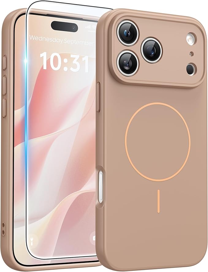 FNTCASE for iPhone 17 Pro Case: Integrated Silicone Phone Cases by FNTCASE