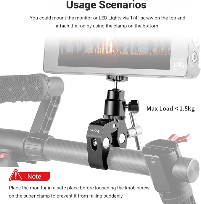 SmallRig Super Clamp Mount - Image 3