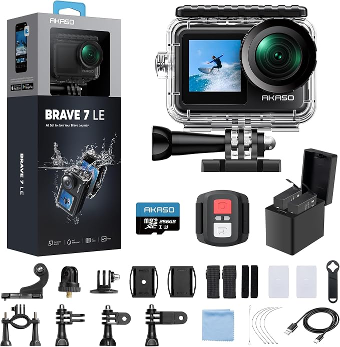 AKASO Brave 7 LE 4K30fps Action Camera by AKASO