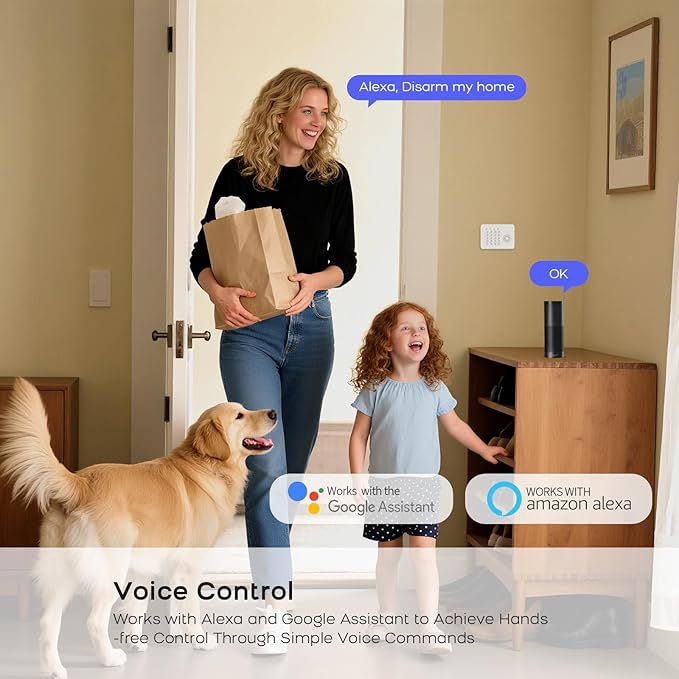 YBJ Alarm System for Home Security, DIY Wireless Home Alarm System - Image 3