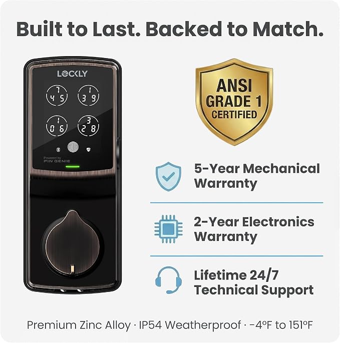 Lockly Secure Plus, Keyless Entry Door Lock, Smart Locks - Image 8