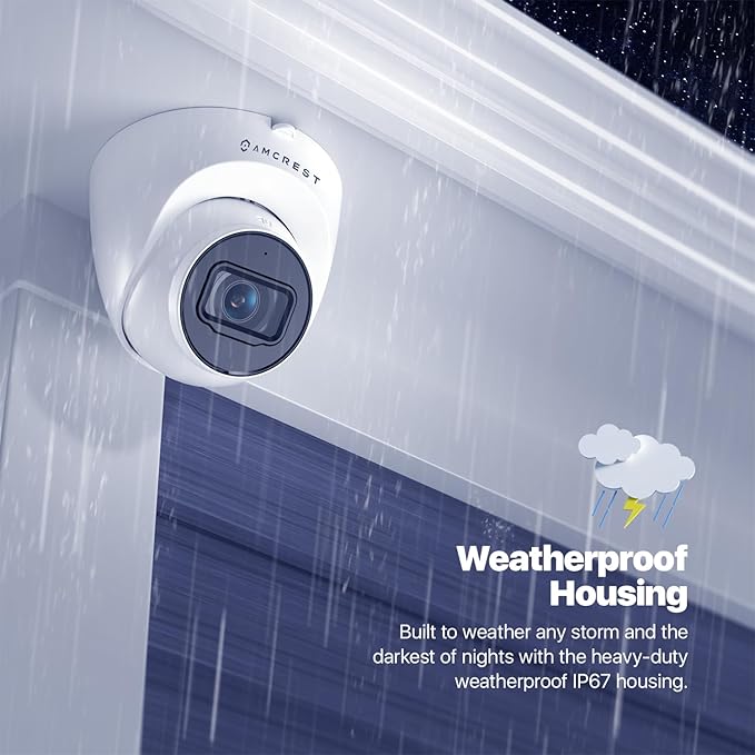 Amcrest 5MP Turret POE Camera, UltraHD Outdoor IP Camera POE - Image 6