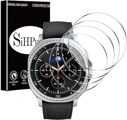 SiHPuoy 4 Pack for Samsung Galaxy Watch 8 Classic 46mm Screen Protector by SiHPuoy