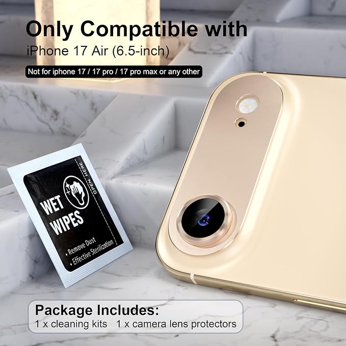 Choiche Compatible for iPhone 17 Air Camera Lens Protector, Strong Adsorption - Image 2