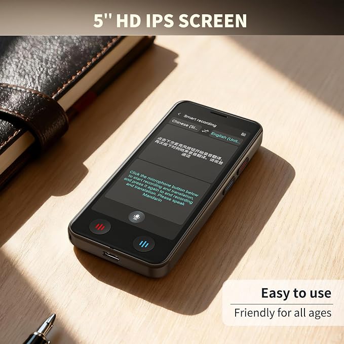 Language Translator Device No WiFi Needed, Instant Pocket AI Translator - Image 6
