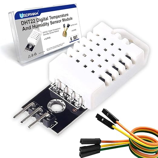 6 Set Digital Temperature and Humidity Sensor Modules, Compatible by Usdrwam
