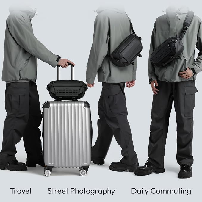 ULANZI Camera Sling Bag, Water-Resistant Camera Case - Image 8