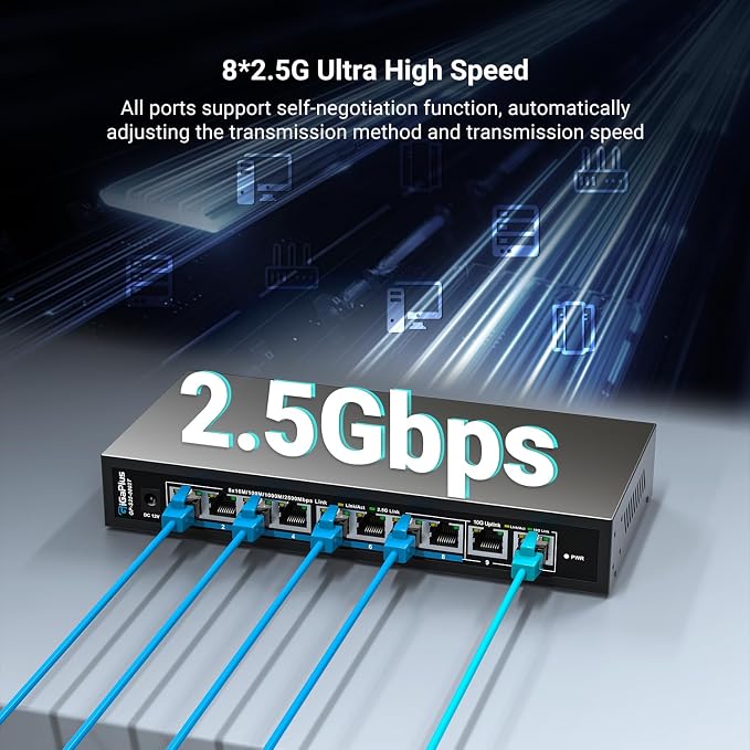 10 Ports 10Gb Unmanaged Ethernet Switch - Image 5