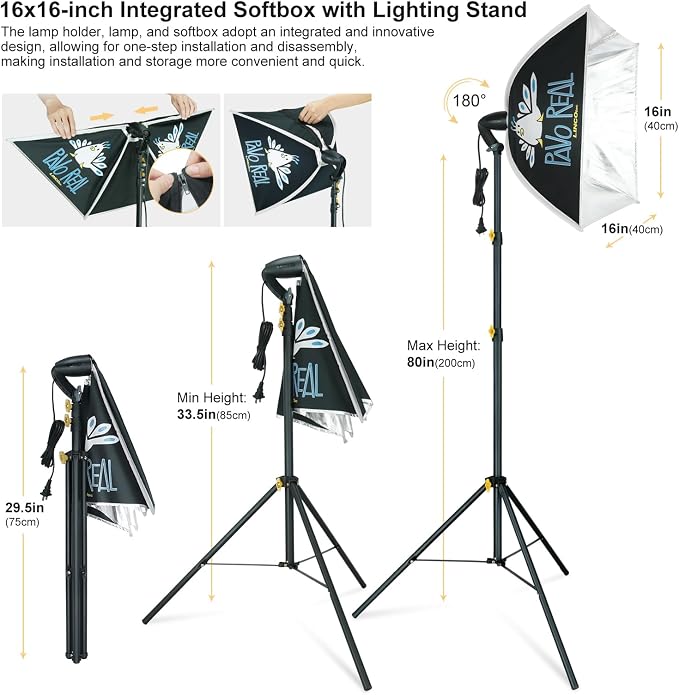 LINCO Lincostore Photo Video Studio Light Kit AM174 - Image 4