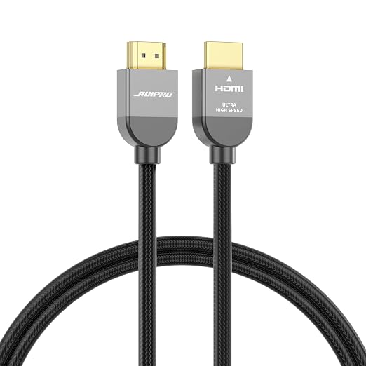 RUIPRO 8K HDMI Ultra High Speed Certified Cable 6 Feet 48Gbps 8K60Hz 4K120Hz by RUIPRO-ProfessionalQualityVideoandAudioYouCanSeeandHear