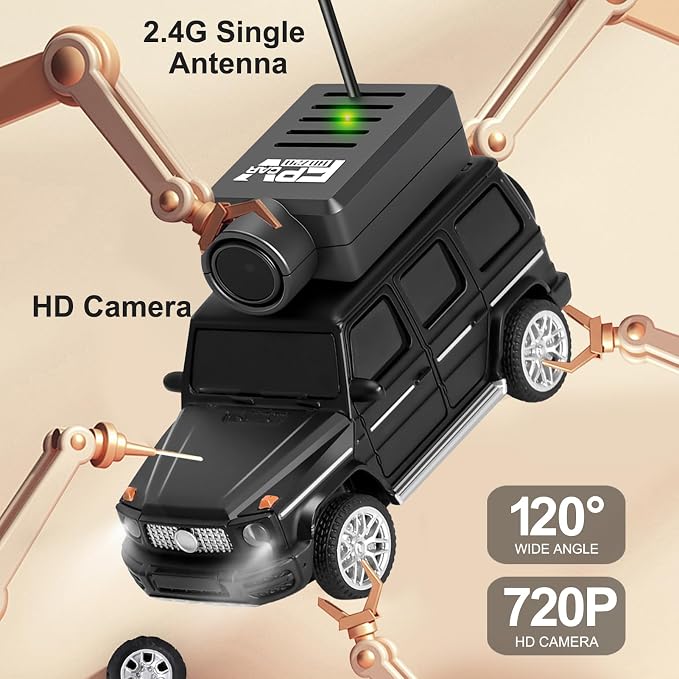 GoolRC WLtoys 6406 Mini RC Car, 2.4GHz 1:64 Scale FPV Remote Control Car - Image 3