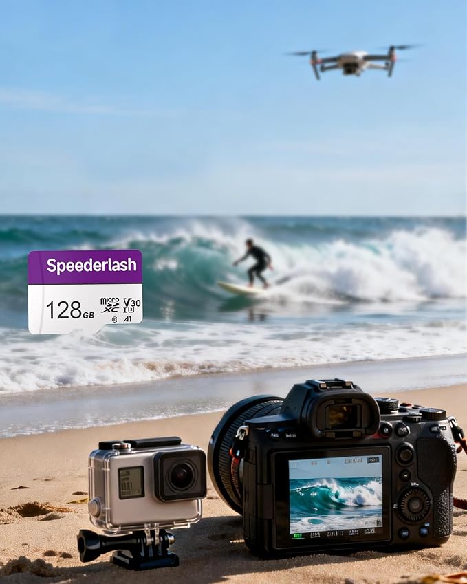 Micro SDXC Memory Card 128GB 5 Pack, Speederlash Camera Plus TF Card - Image 2