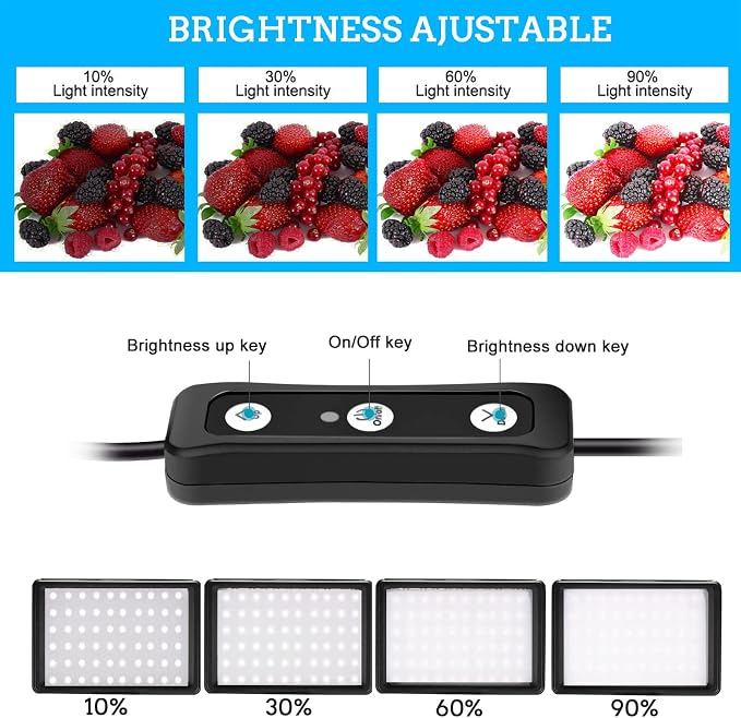 LED Video Light 2-Pack, 5600K Dimmable USB Photo Lights - Image 6