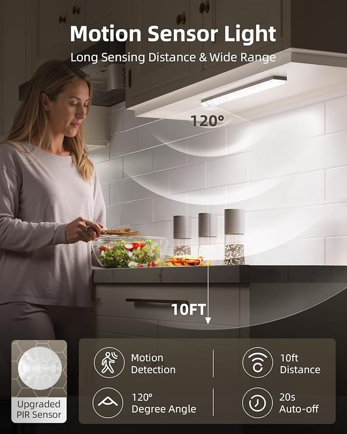EZVALO 3-Pack Under Cabinet Lighting - Image 2