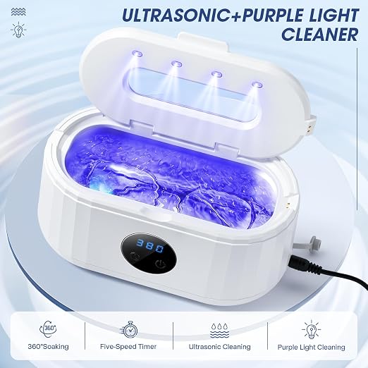 Ultrasonic Jewelry Cleaner, 49Khz Ultrasonic Cleaner Machine - Image 2