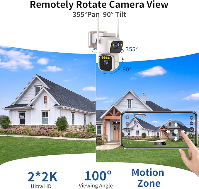 Luovisee Dual Lens Outside Cameras - Image 8