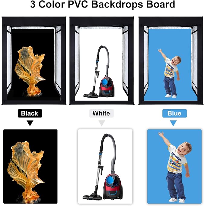 48"x56"x40" Large Photo Studio Light Box Photography, 6 Light LED Panels - Image 4