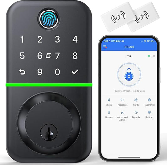 Smart Door Lock Deadbolt with Keypad: Keyless Entry Door Lock by KeylessLockforSmartHome