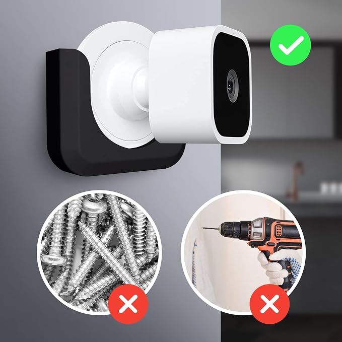 Blink Mini Camera Adhesive Wall Mount Bracket, Strong Adhesive Durable Camera - Image 3