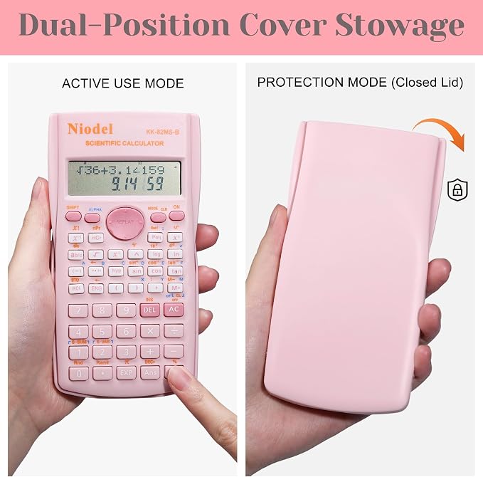 Scientific Calculator, 2 Line Cute Scientific Math Calculator Function - Image 5