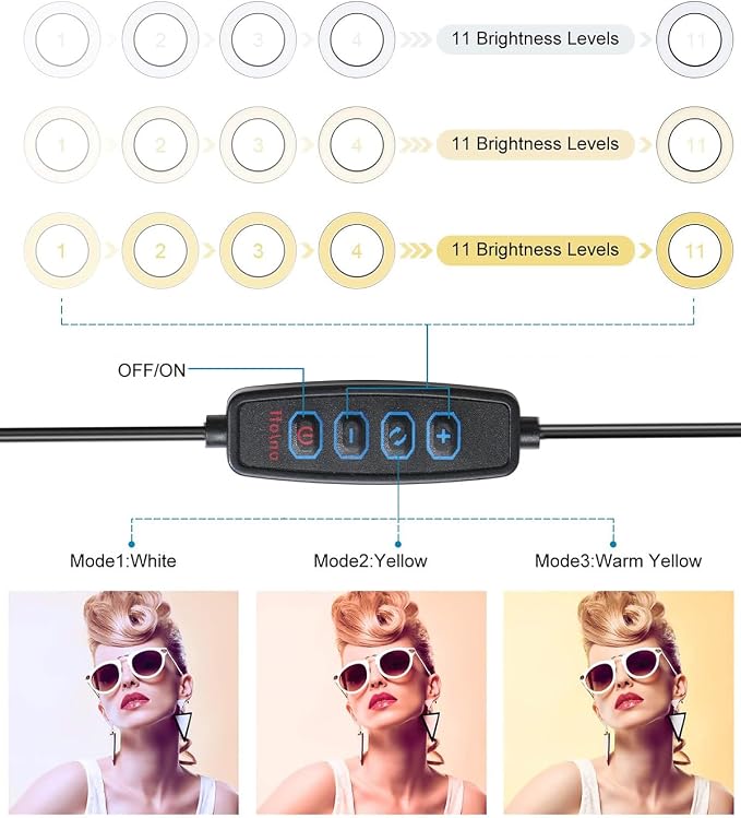 Video Conference Lighting Kit, Ring Light Clip on Laptop Monitor - Image 2