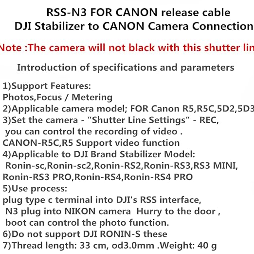 R5 R5C R5II Video Cable is Suitable - Image 5