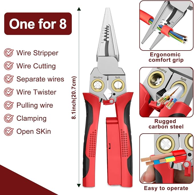 GADO Pro 8-in-1 Wire Stripper/Cutter - Image 3