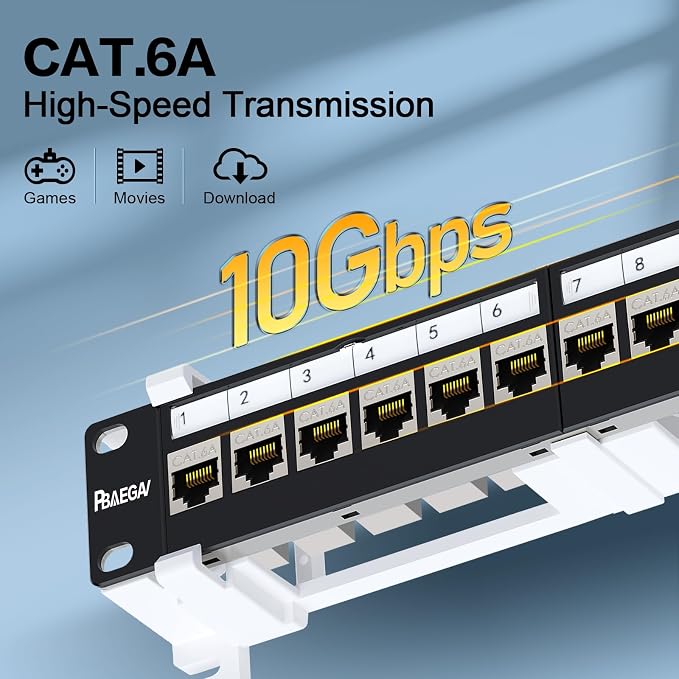 12 Port Keystone Patch Panel - Image 4