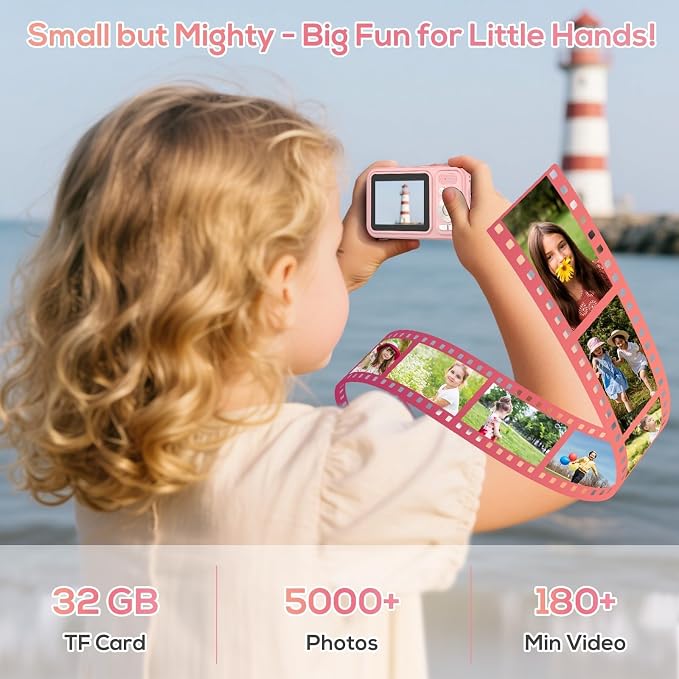 Digital Camera for Kids, 48MP FHD 1080P Point and Shoot Digital Cameras - Image 5