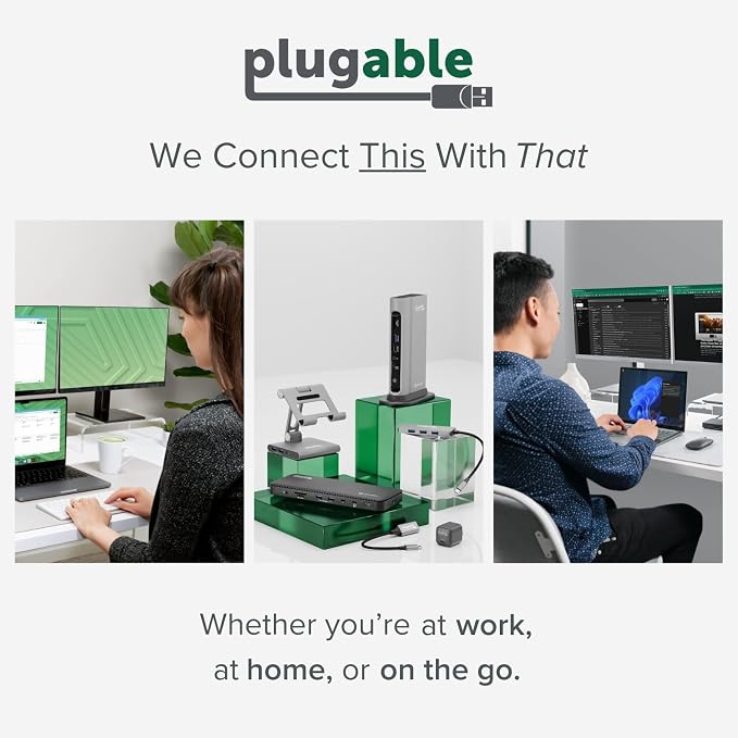 Plugable 2.5G USB-C and USB to Ethernet Adapter – Dual-Connector 2-in-1 USB-C - Image 9