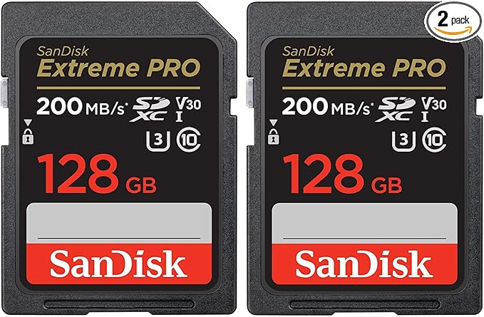SanDisk 128GB Extreme PRO 200MB/s SDXC UHS-I Memory Card by Sandisk