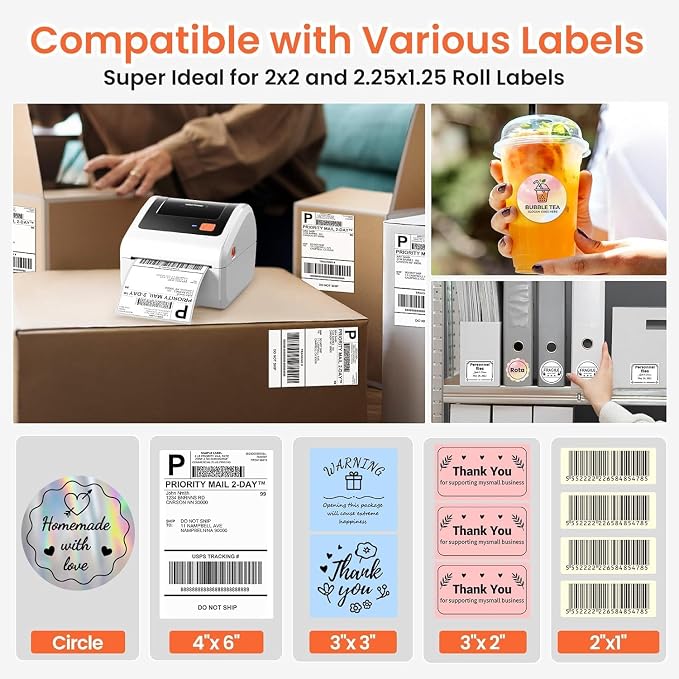 Bluetooth Shipping Label Printer - Image 8