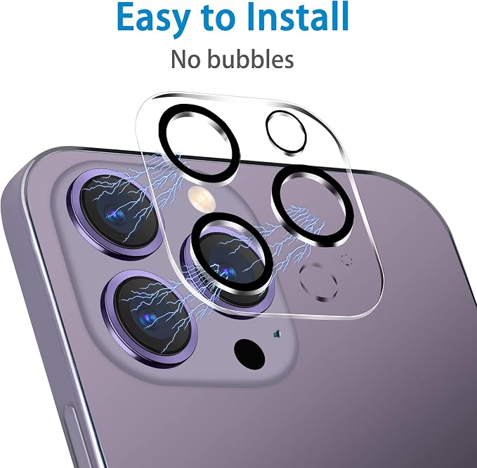 Dengduoduo 3 Pack Tempered Glass Camera Lens Protector - Image 6