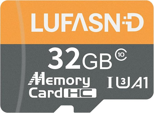 32GB Micro SD Card with Adapter, High Speed U3 C10 V30 SDXC Memory Card Up to by Unknown