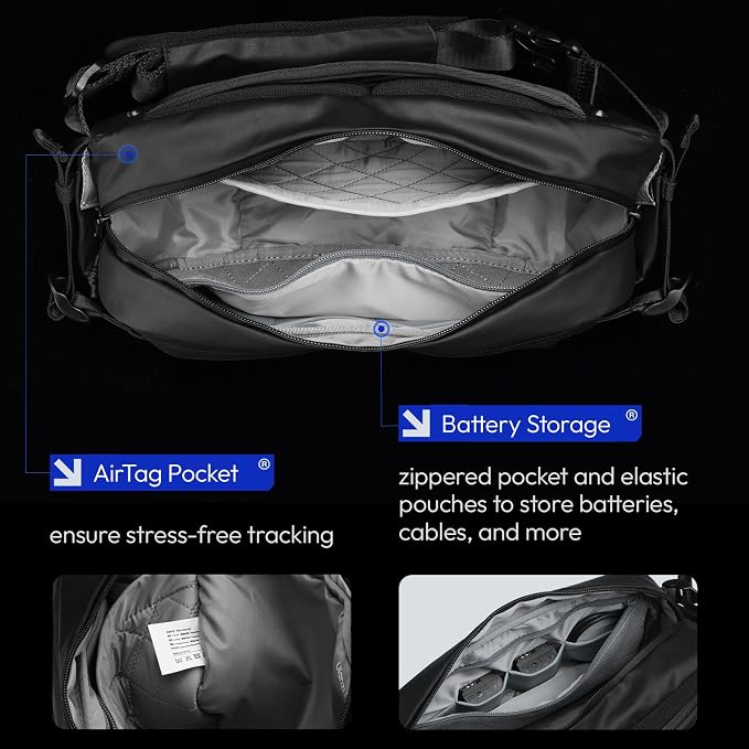 ULANZI Camera Sling Bag, Water-Resistant Camera Case - Image 5