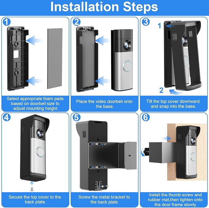 Anti-Theft Doorbell Mount Compatible - Image 6