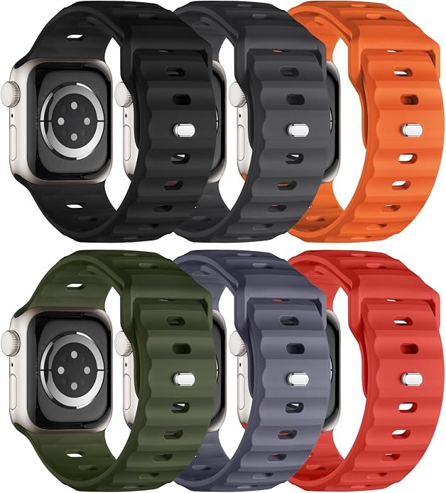 Sport Bands 6-Pack Compatible by Adorique