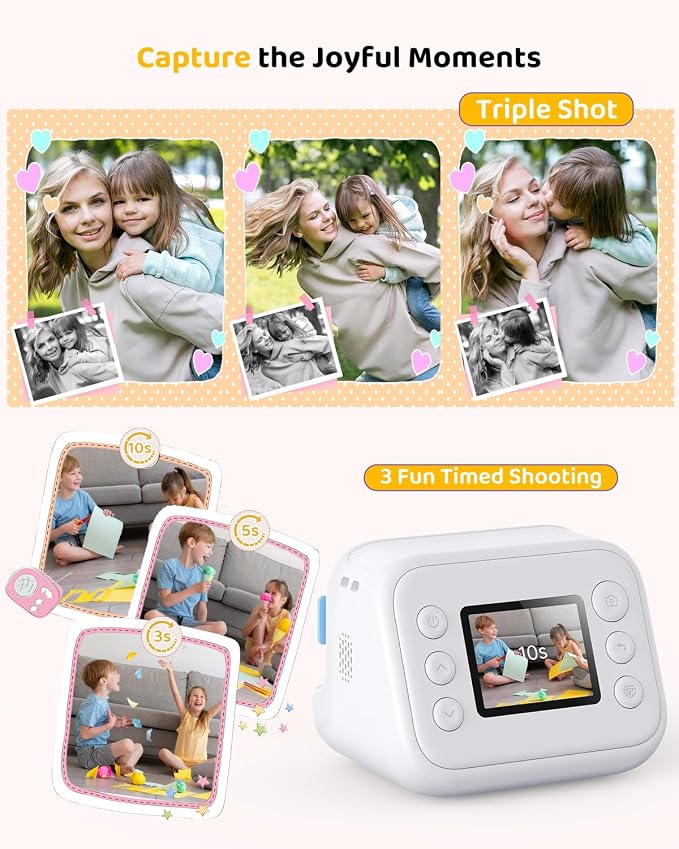 Kids Color Instant Print Camera – Kids Camera - Image 4