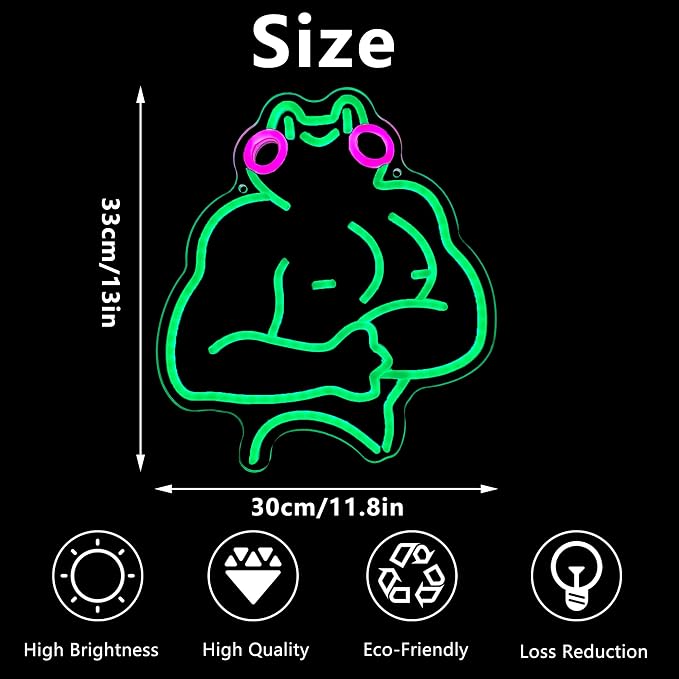 Fitness Frog Neon Sign - Image 6