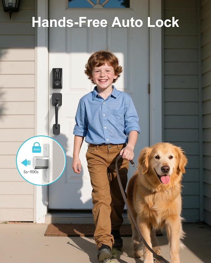 WiFi Smart Lock for Front Door, Built-in WiFi Deadbolt - Image 8