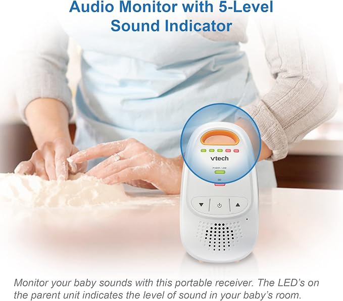 VTech DM1411 Audio Baby Monitor & Portable Soother Dual-Unit Rechargeable - Image 3
