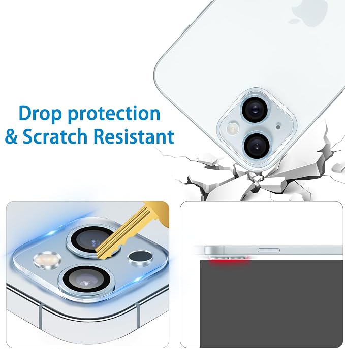 Dengduoduo 3 Pack Tempered Glass Camera Lens Protector - Image 5