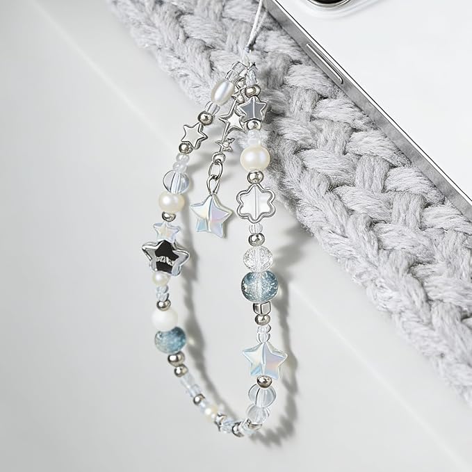 Cute Beaded Camera Wrist Strap for Phone, Digital Camera Charm Lanyard - Image 4