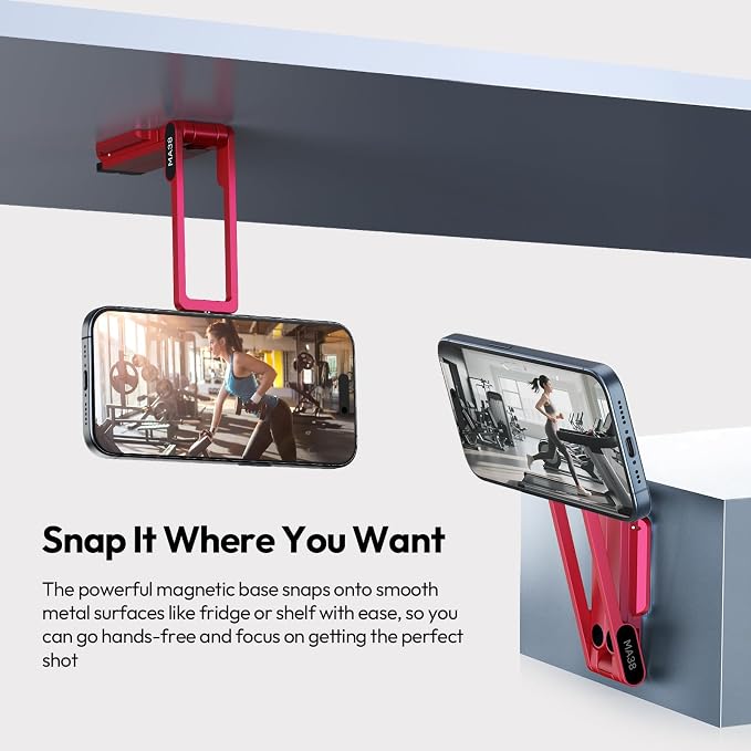 ULANZI Magnetic Phone Tripod for iPhone, MA38 Portable Phone Holder Mini Tripod - Image 5