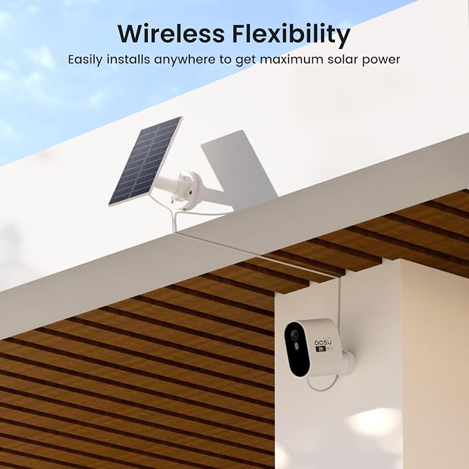 aosu Solar Security Cameras Wireless Outdoor, 2-Cam Kit, 2K QHD Home Security - Image 9