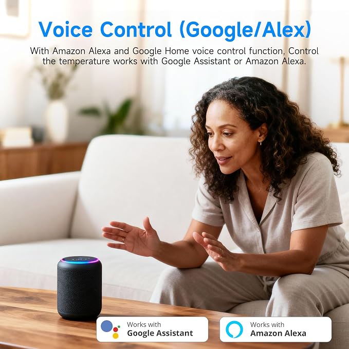 Smart Thermostats for Home, WiFi Thermostats Compatible - Image 3