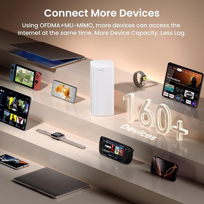 Tenda WiFi 7 Mesh System BE5100 – Dual-Band, 1×2.5G & 2×1G Gigabit Ports - Image 7